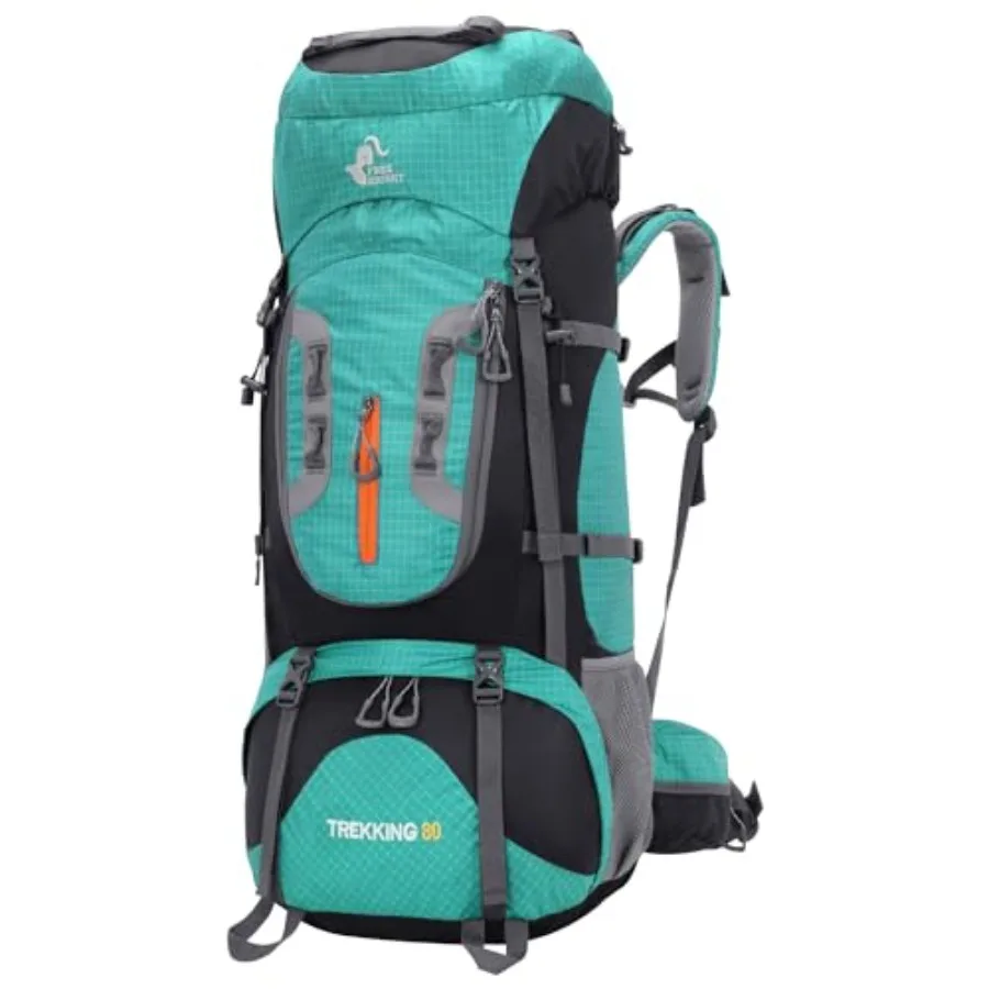 80L Waterproof Hiking Camping Backpack with Rain Cover, Lightweight Outdoor Sport Travel Daypack for Climbing Touring
80L Waterproof Hiking Camping Backpack with Rain Cover, Lightweight Outdoor Sport Travel Daypack for Climbing Touring