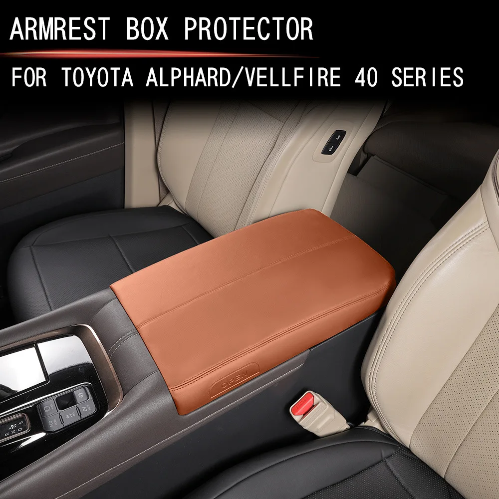 For Toyota Alphard Vellfire 40 Series 2023 2024 Center Console Armrest Box Cover Pad Anti-Scratch Leather Cushion Accessories
For Toyota Alphard Vellfire 40 Series 2023 2024 Center Console Armrest Box Cover Pad Anti-Scratch Leather Cushion Accessories