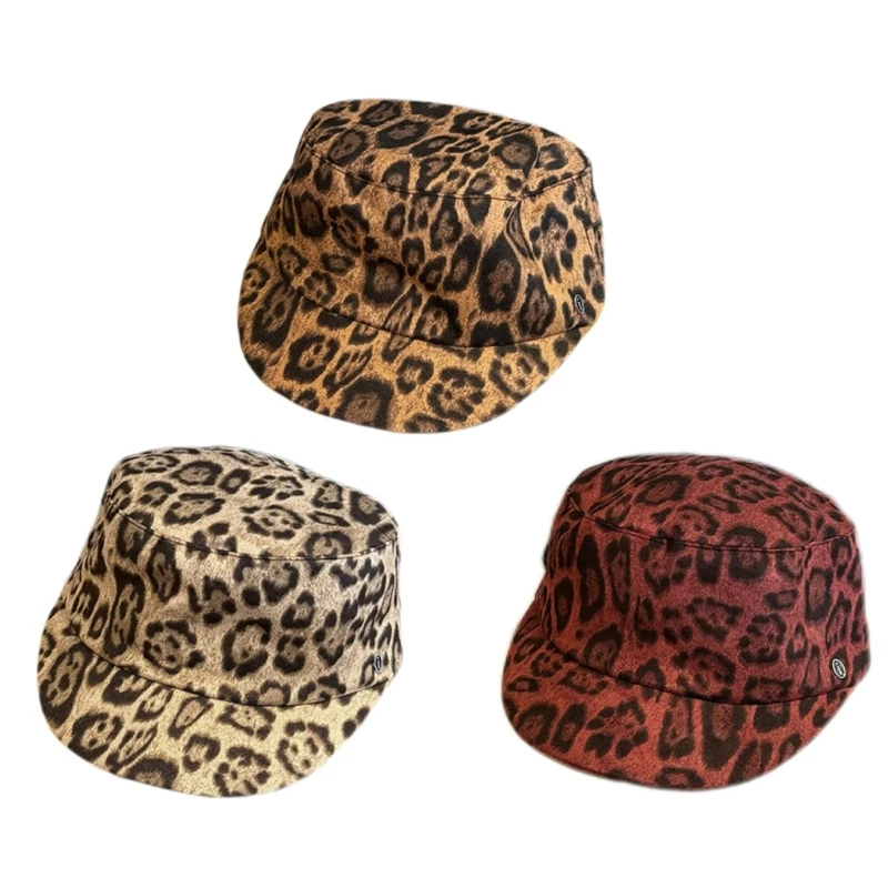 X5XA Fashion Leopard Print Hat With Elastic Band Comfortable Faux Suedes Fabric For Casual Party Office Wear
X5XA Fashion Leopard Print Hat With Elastic Band Comfortable Faux Suedes Fabric For Casual Party Office Wear