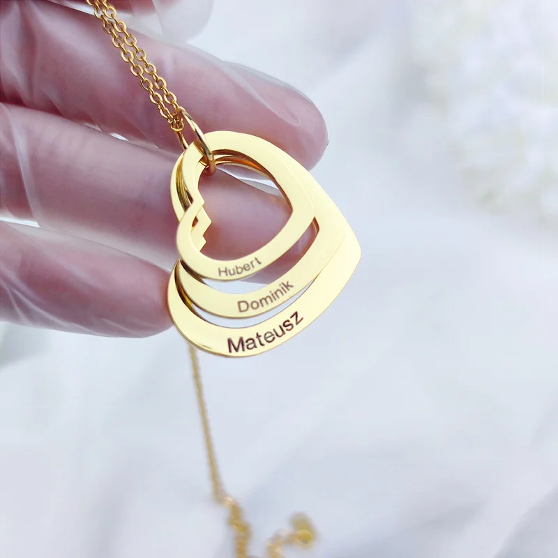 Custom Hollow Out Love Heart Pendant Women Necklaces Personalized Engraving Name Stainless Steel Necklaces Romantic Jewelry Gift
Custom Hollow Out Love Heart Pendant Women Necklaces Personalized Engraving Name Stainless Steel Necklaces Romantic Jewelry Gift