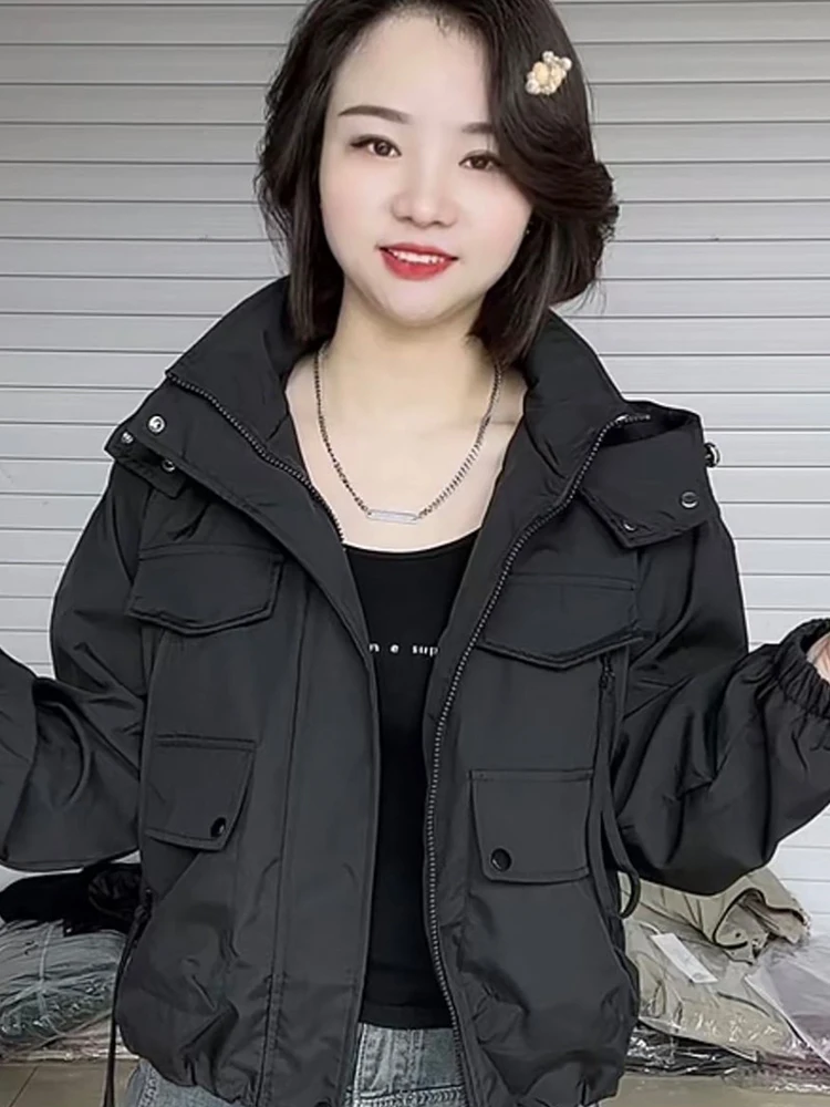 Повседневная женская куртка-худи в американском стиле, весенне-осенний топ, универсальная, для отдыха, с эффектом высокого класса, маленький размер
Повседневная женская куртка-худи в американском стиле, весенне-осенний топ, универсальная, для отдыха, с эффектом высокого класса, маленький размер