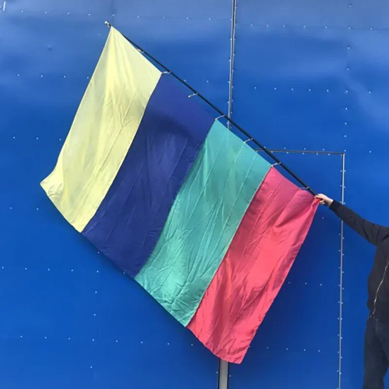 RainBow Silk Production (1.75m*1.4m) Square Multi-Color Flag Magic Tricks Appearing Flag Magie Stage Illusions Gimmick Funny
RainBow Silk Production (1.75m*1.4m) Square Multi-Color Flag Magic Tricks Appearing Flag Magie Stage Illusions Gimmick Funny