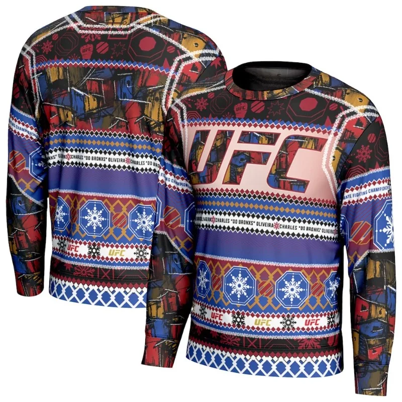 UFC мужской ProSphere Blue Charles Oliveira 2025 праздничный свитер для мужчин и женщин MMA Fan с длинным рукавом осень/зима толстовка большого размера
UFC мужской ProSphere Blue Charles Oliveira 2025 праздничный свитер для мужчин и женщин MMA Fan с длинным рукавом осень/зима толстовка большого размера