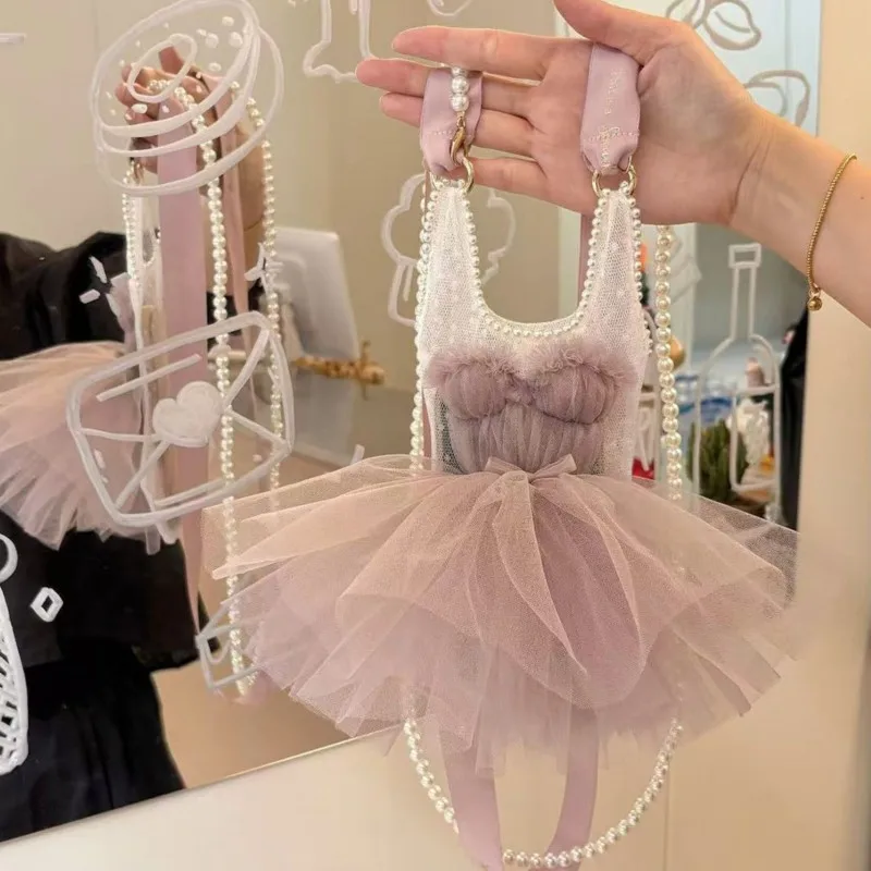 Sweet Ballet Style Bag Women Patchwork French Style Lace Gauze Crossbody Bag Ladies Mini White Shoulder Bag Lady Elegant Kawaii
Sweet Ballet Style Bag Women Patchwork French Style Lace Gauze Crossbody Bag Ladies Mini White Shoulder Bag Lady Elegant Kawaii