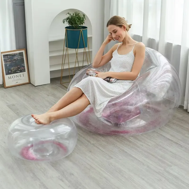 Thickened Flocking PVC Lazy Sofa Afternoon Sleeping Mattress Smart Home Products New Folding Dual-purpose Inflatable Sofa Bed
Thickened Flocking PVC Lazy Sofa Afternoon Sleeping Mattress Smart Home Products New Folding Dual-purpose Inflatable Sofa Bed