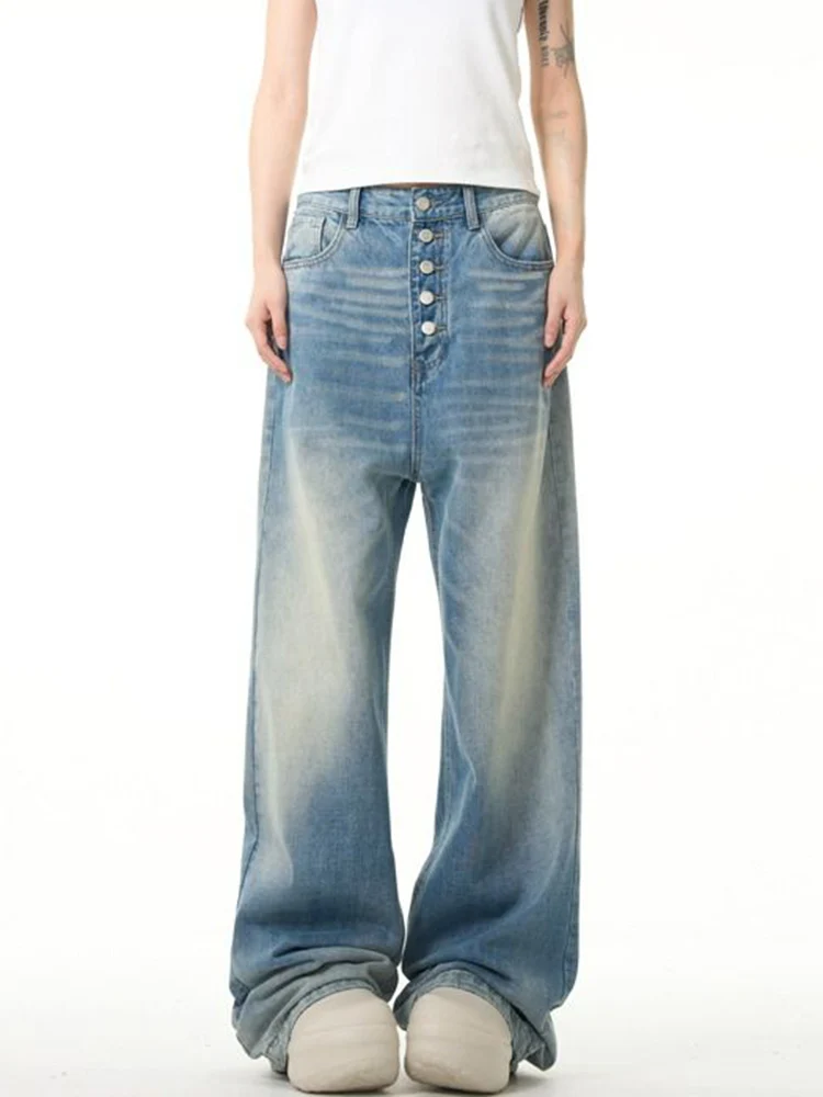 Y2K Wide Leg Jeans Men Women Cat Whisker Design American Retro Washed Loose Slightly Flared
Y2K Wide Leg Jeans Men Women Cat Whisker Design American Retro Washed Loose Slightly Flared