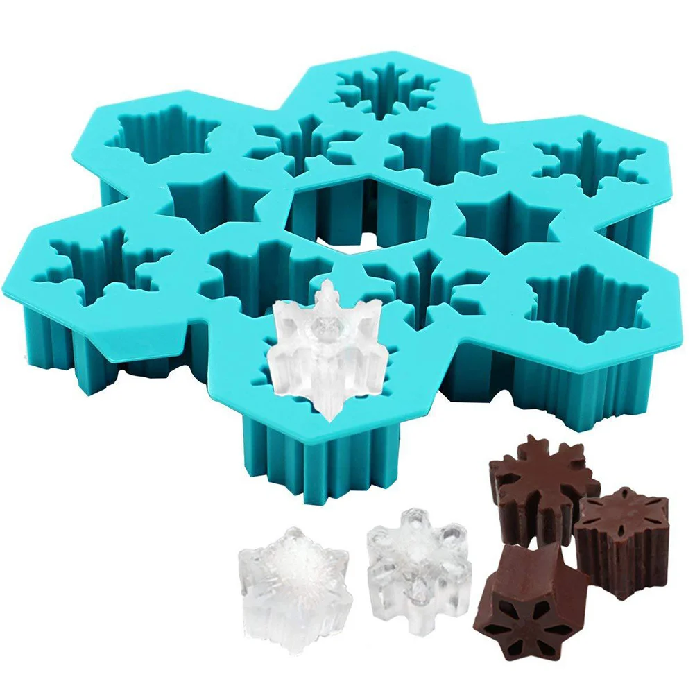 2Pcs Snowflake Chocolate Silicone Molds Non-Stick Candy Mold Ice Tray Baking Tools for Cake Jelly Pudding DIY Ice Cube Trays
2Pcs Snowflake Chocolate Silicone Molds Non-Stick Candy Mold Ice Tray Baking Tools for Cake Jelly Pudding DIY Ice Cube Trays