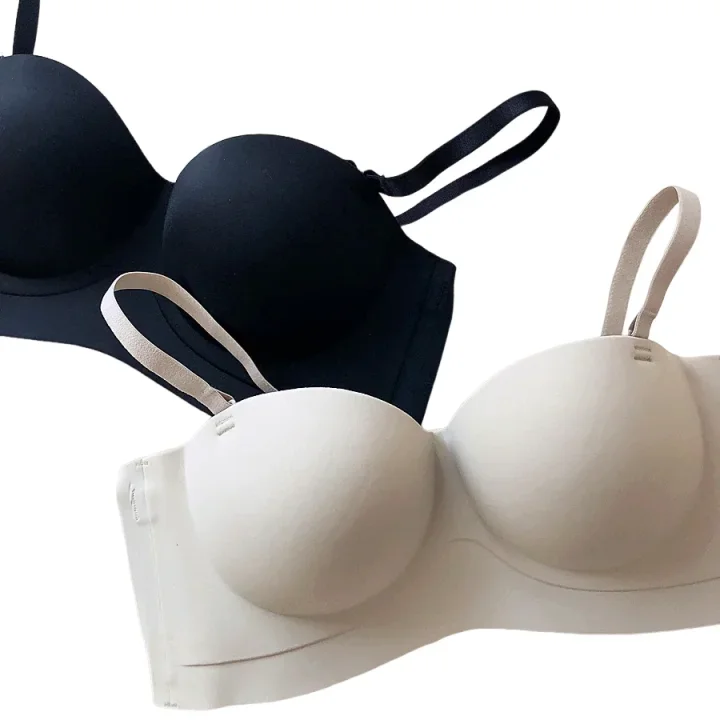 KUCLUT Half Cup Push Up Adjustable Brassiere, Comfortable Seamless Wireless Strapless Strap Woman Underwear, Girls Intimate
KUCLUT Half Cup Push Up Adjustable Brassiere, Comfortable Seamless Wireless Strapless Strap Woman Underwear, Girls Intimate