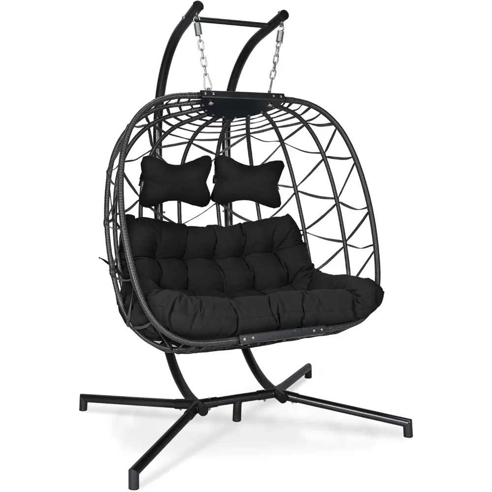 Double Egg Chair Swing, Double Swing Chair, 2 Person Hanging Egg Chair, Double Hanging Chair for Patio Garden Outdoor Indoor Ba
Double Egg Chair Swing, Double Swing Chair, 2 Person Hanging Egg Chair, Double Hanging Chair for Patio Garden Outdoor Indoor Ba