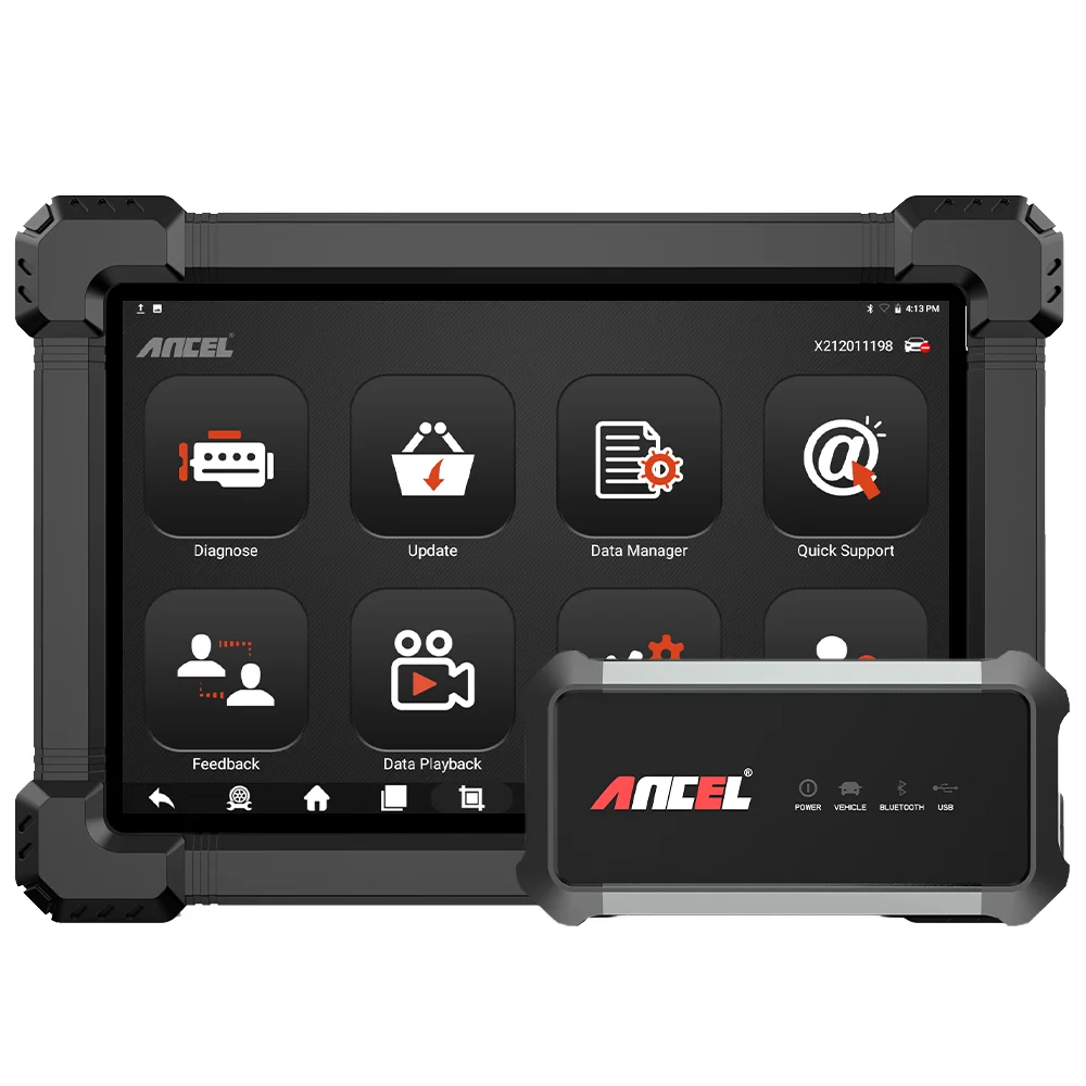 X7HD Full-System OBD2 Scanner Tool, 12V/24V Heavy-Duty Truck & Mechanical Diagnostic Automotive Tool
X7HD Full-System OBD2 Scanner Tool, 12V/24V Heavy-Duty Truck & Mechanical Diagnostic Automotive Tool