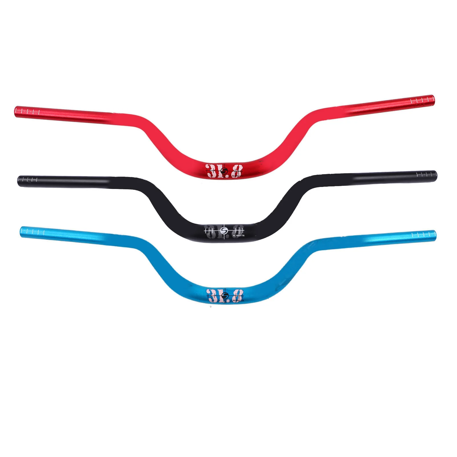 780mm Mountain Bike Handlebars, 3 Colour Aluminum Alloy Riser Handlebar - 780mm Length for Mountain Road Bikes, 31.8mm Fit
780mm Mountain Bike Handlebars, 3 Colour Aluminum Alloy Riser Handlebar - 780mm Length for Mountain Road Bikes, 31.8mm Fit