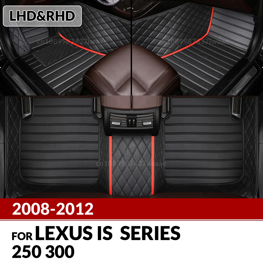 Car floor mats for LEXUS IS series Sedan 200 300 300C 250 250C 2008-2012 Custom auto foot Pads carpet interior accessories
Car floor mats for LEXUS IS series Sedan 200 300 300C 250 250C 2008-2012 Custom auto foot Pads carpet interior accessories