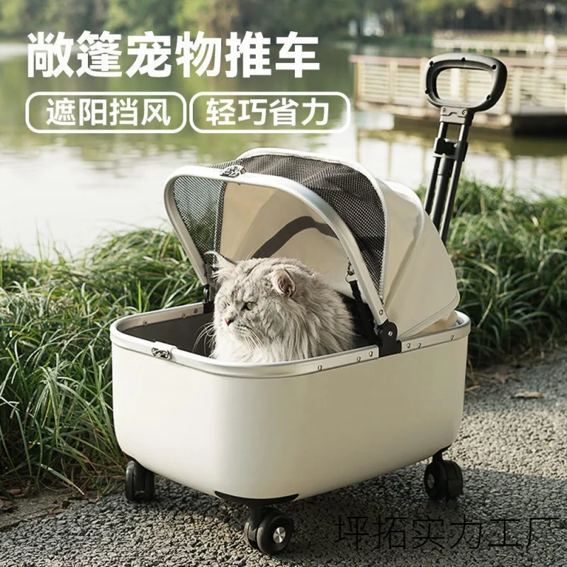 Lightweight Large-Capacity Pet Stroller for Dogs and Cats Foldable Travel Carrier with Telescopic Handle for Small Dogs
Lightweight Large-Capacity Pet Stroller for Dogs and Cats Foldable Travel Carrier with Telescopic Handle for Small Dogs
