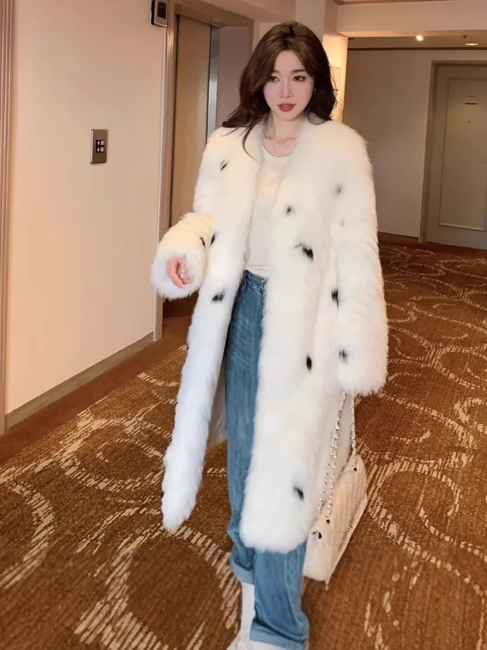 Длинные пальто из искусственного лисьего меха, женская куртка, толстое теплое пальто Y2k, уличная одежда, парки с леопардовым принтом, рабочая верхняя одежда, зимнее пальто больших размеров
Длинные пальто из искусственного лисьего меха, женская куртка, толстое теплое пальто Y2k, уличная одежда, парки с леопардовым принтом, рабочая верхняя одежда, зимнее пальто больших размеров