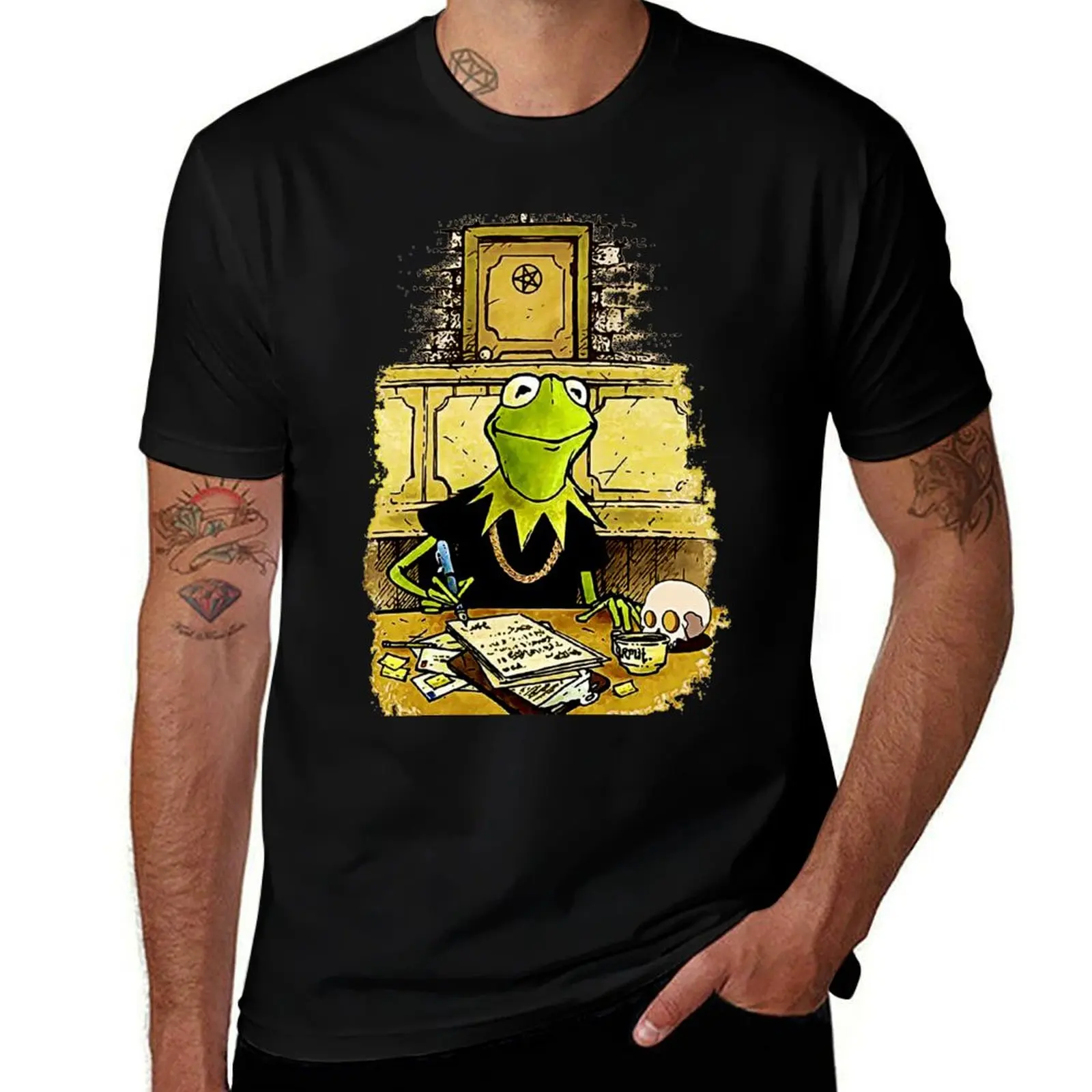 Frog in The Office T-Shirt man t shirts graphic funny t shirts cotton T-Shirt
Frog in The Office T-Shirt man t shirts graphic funny t shirts cotton T-Shirt