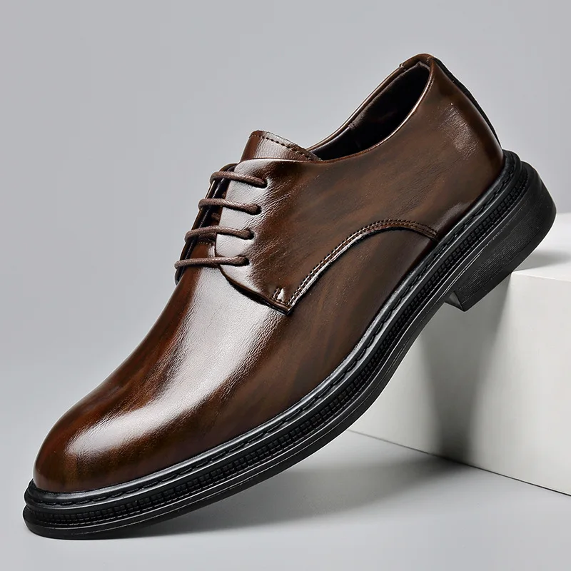 Business Shoes Men British Style Casual Leather Oxford Breathable Formal Shoes Man Office Wedding Flats Male Black Sneakers Men
Business Shoes Men British Style Casual Leather Oxford Breathable Formal Shoes Man Office Wedding Flats Male Black Sneakers Men