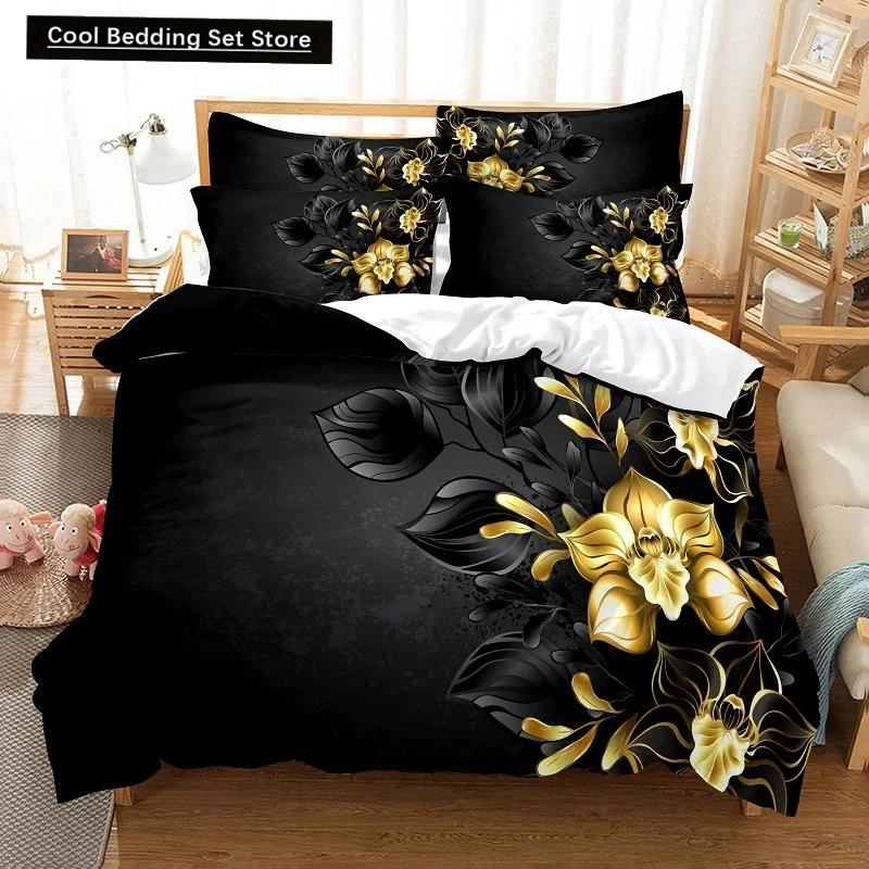 Flower Duvet Cover Set Queen King Size Blooming Golden Flower Twin Bedding Set for Girls Women Vibrant Floral Theme Quilt Cover
Flower Duvet Cover Set Queen King Size Blooming Golden Flower Twin Bedding Set for Girls Women Vibrant Floral Theme Quilt Cover