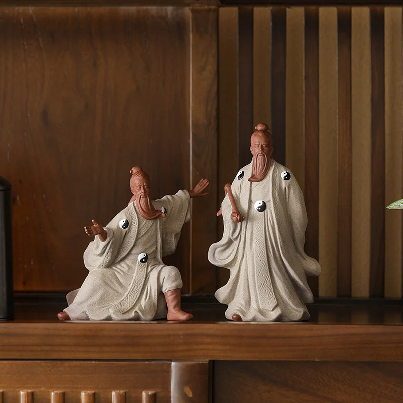 CZ Zhang Sanfeng Ornament Ceramic Character Tai Chi Master Chinese Zen Home Furnishing Study Desktop Decoration Crafts
CZ Zhang Sanfeng Ornament Ceramic Character Tai Chi Master Chinese Zen Home Furnishing Study Desktop Decoration Crafts