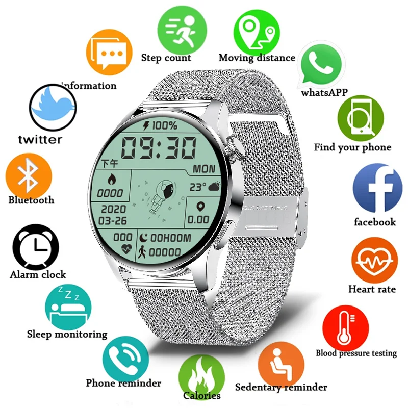 Military Bluetooth Call 1.28-inch HD Glass Smart Watch Men's Health Detection Smartwatch Blood oxygen Blood pressure monitoring
Military Bluetooth Call 1.28-inch HD Glass Smart Watch Men's Health Detection Smartwatch Blood oxygen Blood pressure monitoring