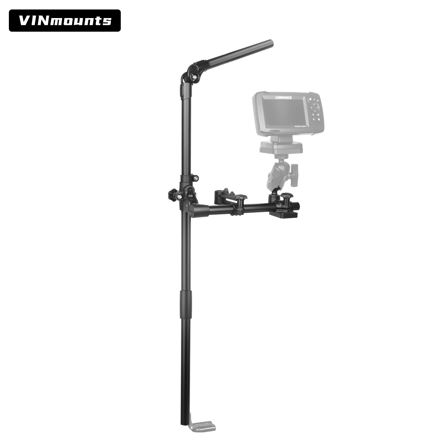VINmounts growth fish detector sonar bracket 1023mm/1323mm/1723mm, optional adhesive pad and U-shaped clamp base
VINmounts growth fish detector sonar bracket 1023mm/1323mm/1723mm, optional adhesive pad and U-shaped clamp base