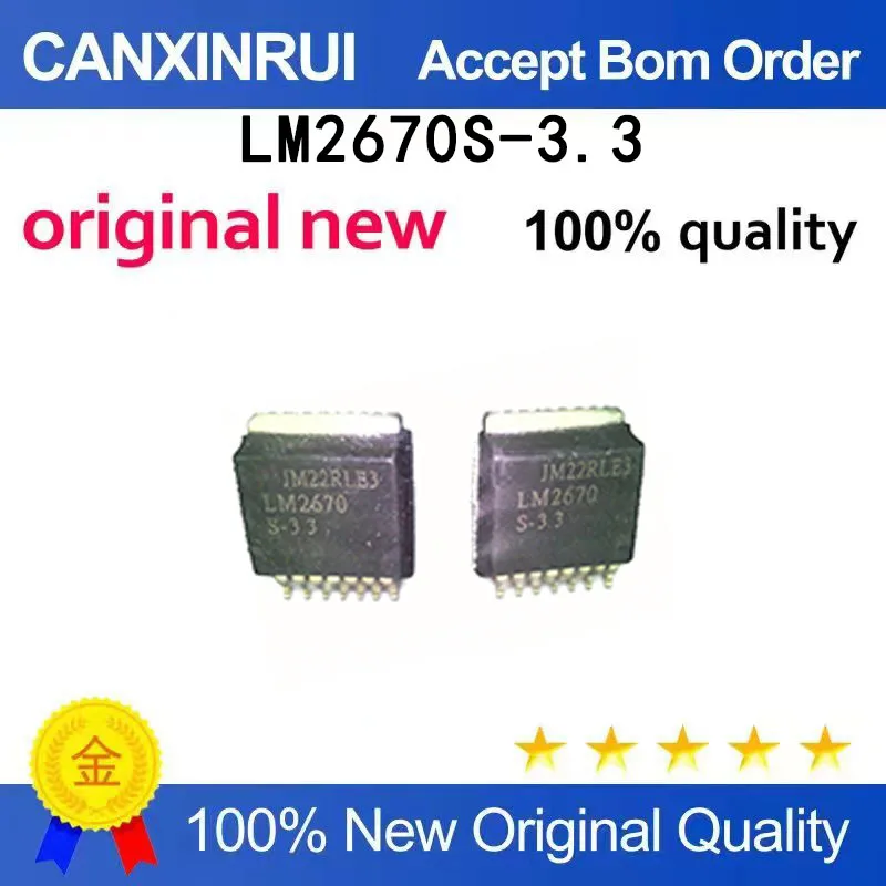 (5-100 pieces)Tri terminal voltage regulator with 3.3V LM2670S-3.3 TO-263 chip
(5-100 pieces)Tri terminal voltage regulator with 3.3V LM2670S-3.3 TO-263 chip