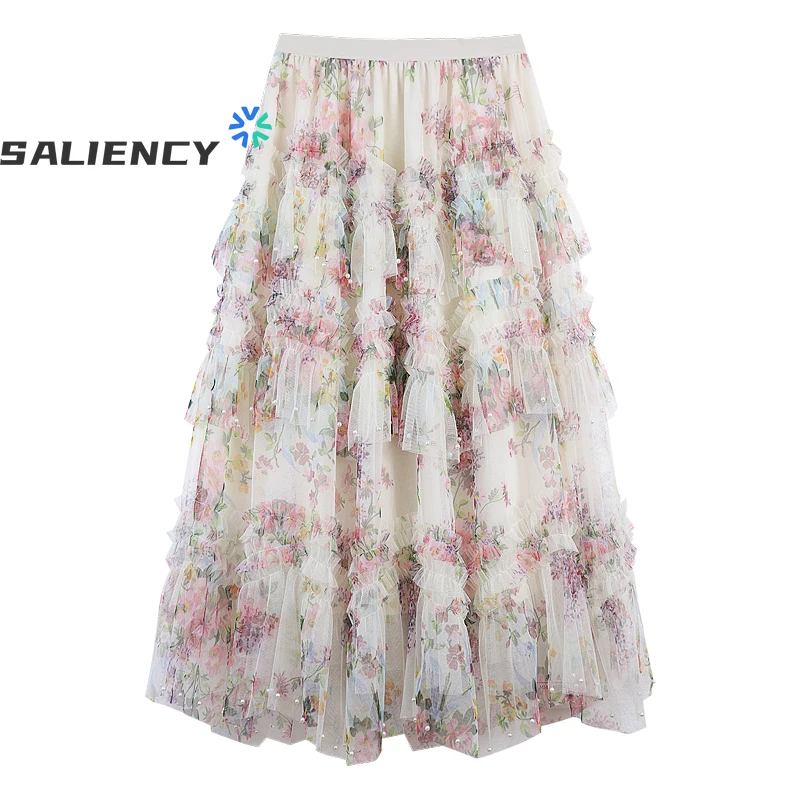 Beaded Irregular High Waist Ruffles Floral Skirts Female 2025 Summer Travel Holiday Date Party Knee-length Flower Print Skirt
Beaded Irregular High Waist Ruffles Floral Skirts Female 2025 Summer Travel Holiday Date Party Knee-length Flower Print Skirt