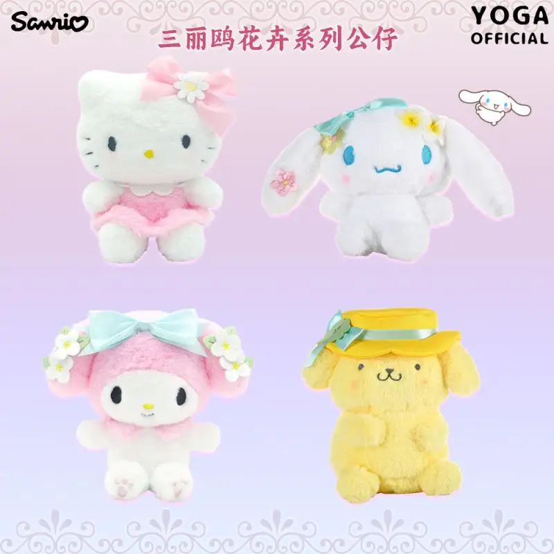 Kawaii Sanrio Anime Hobby My Melody Pom Pom Purin Cinnamoroll Hello Kitty Flower Series Cartoon Plush Doll
Kawaii Sanrio Anime Hobby My Melody Pom Pom Purin Cinnamoroll Hello Kitty Flower Series Cartoon Plush Doll