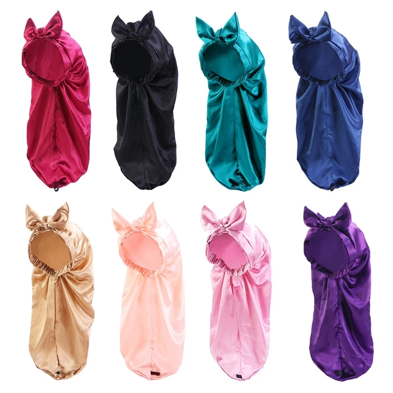Silk Bonnet Sleep Luxurious Premium with Elastic Band in Solid Color Multiple Color Drop Shipping
Silk Bonnet Sleep Luxurious Premium with Elastic Band in Solid Color Multiple Color Drop Shipping
