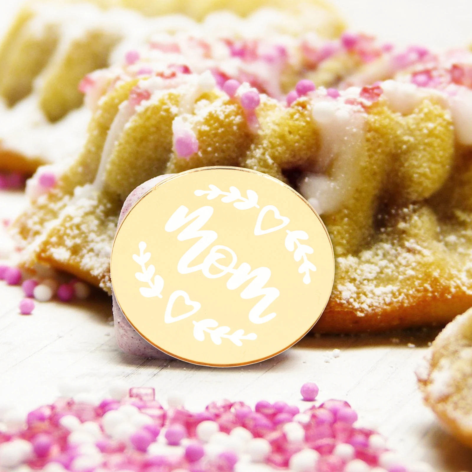 10pcs Acrylic Cake Decorations Round Toppers Delicate Cupcake Inserts Mother's Day Party Accessories Cake Dressing
10pcs Acrylic Cake Decorations Round Toppers Delicate Cupcake Inserts Mother's Day Party Accessories Cake Dressing