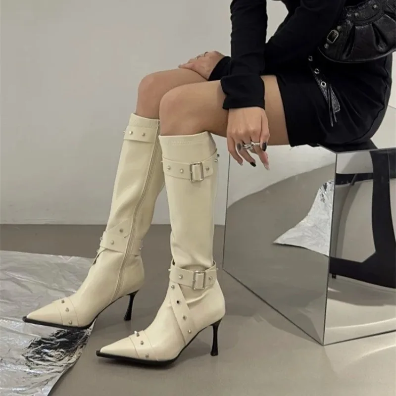 Female 2026 Autumn New Style European-style Cool Girl Trendy Pointed-Toe High-Heeled Long Boot
Female 2026 Autumn New Style European-style Cool Girl Trendy Pointed-Toe High-Heeled Long Boot
