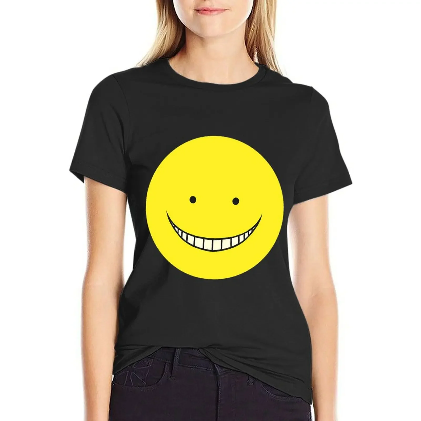 Koro Sensei Face (Yellow) T-Shirt Blouse sports fans heavyweights quick-drying t-shirts for Women loose fit
Koro Sensei Face (Yellow) T-Shirt Blouse sports fans heavyweights quick-drying t-shirts for Women loose fit