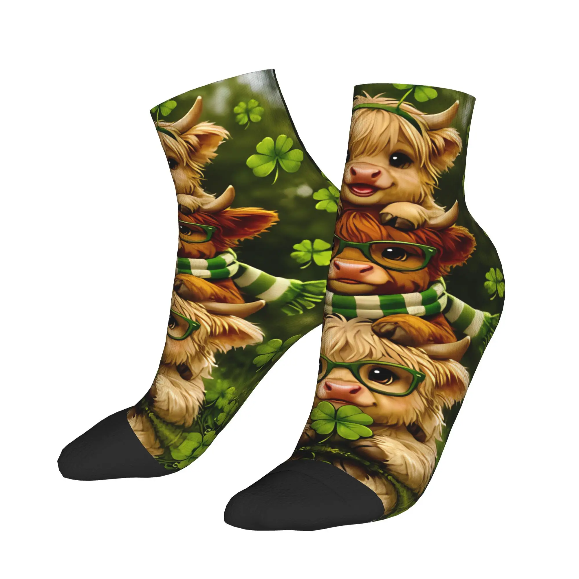 Three Highland Cows With Glasses In Clover Field Ankle Socks Casual Socks Summer Non-Slip Sports High Quality Sock For Men
Three Highland Cows With Glasses In Clover Field Ankle Socks Casual Socks Summer Non-Slip Sports High Quality Sock For Men