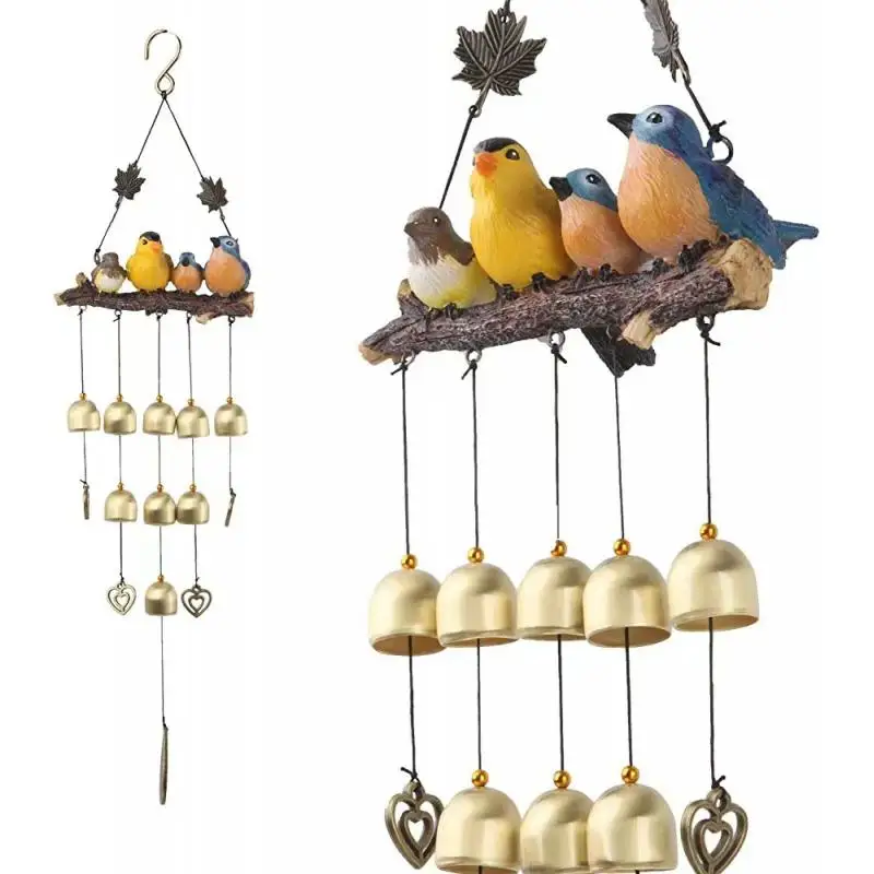 Resin Bird's Nest Wind Bell Hanging Brass Bell Wind Bell Outdoor Garden Bird Pendant Balcony Garden Decoration New Home Gift
Resin Bird's Nest Wind Bell Hanging Brass Bell Wind Bell Outdoor Garden Bird Pendant Balcony Garden Decoration New Home Gift