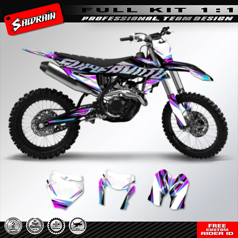Комплект наклеек с графикой мотоцикла Sawrain для KTM SX SXF 2019 2020 2021 2022 EXC XCW 2020 2021 2022 2023, номер имени на заказ
Комплект наклеек с графикой мотоцикла Sawrain для KTM SX SXF 2019 2020 2021 2022 EXC XCW 2020 2021 2022 2023, номер имени на заказ