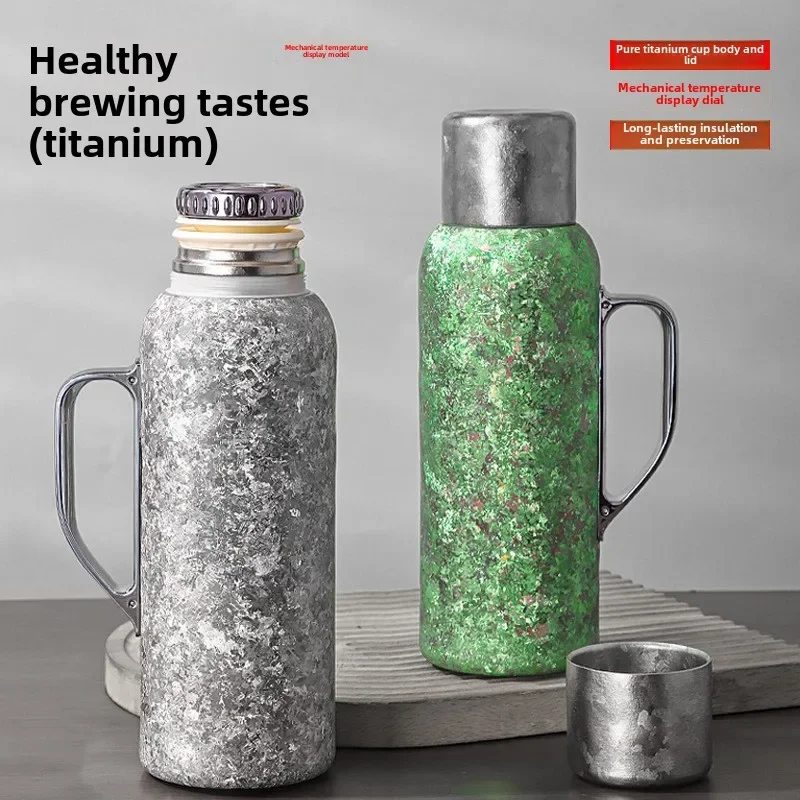 Pure titanium thermos cup stewed teapot, high-end household large-capacity thermos cup 2025 new stewed water cup heirloom pot
Pure titanium thermos cup stewed teapot, high-end household large-capacity thermos cup 2025 new stewed water cup heirloom pot