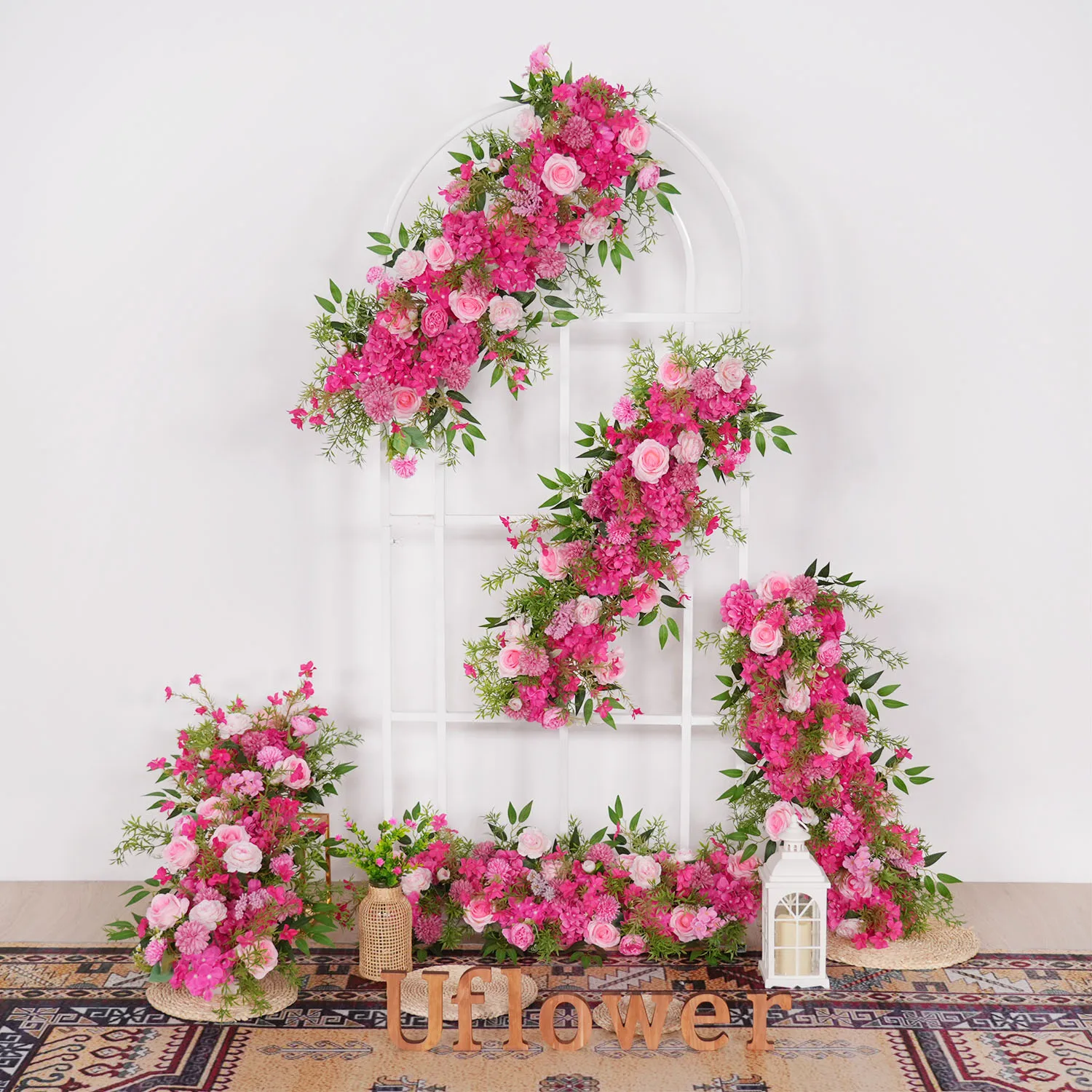 Uflower 200/100cm Rose Red Hydrangea Pink Rose Flower Row Table Centerpiece Wedding Flower Backdrop Arch Decor Event Floral Prop
Uflower 200/100cm Rose Red Hydrangea Pink Rose Flower Row Table Centerpiece Wedding Flower Backdrop Arch Decor Event Floral Prop