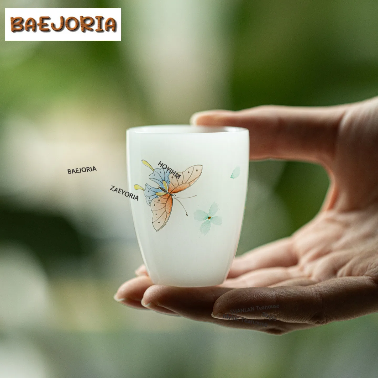 50ml White Jade Porcelain Butterfly Teacup Ancient Tea Bowl Cup For Tea Tea-tasting Meditation Cup Jianzhan Master Cup Tableware
50ml White Jade Porcelain Butterfly Teacup Ancient Tea Bowl Cup For Tea Tea-tasting Meditation Cup Jianzhan Master Cup Tableware