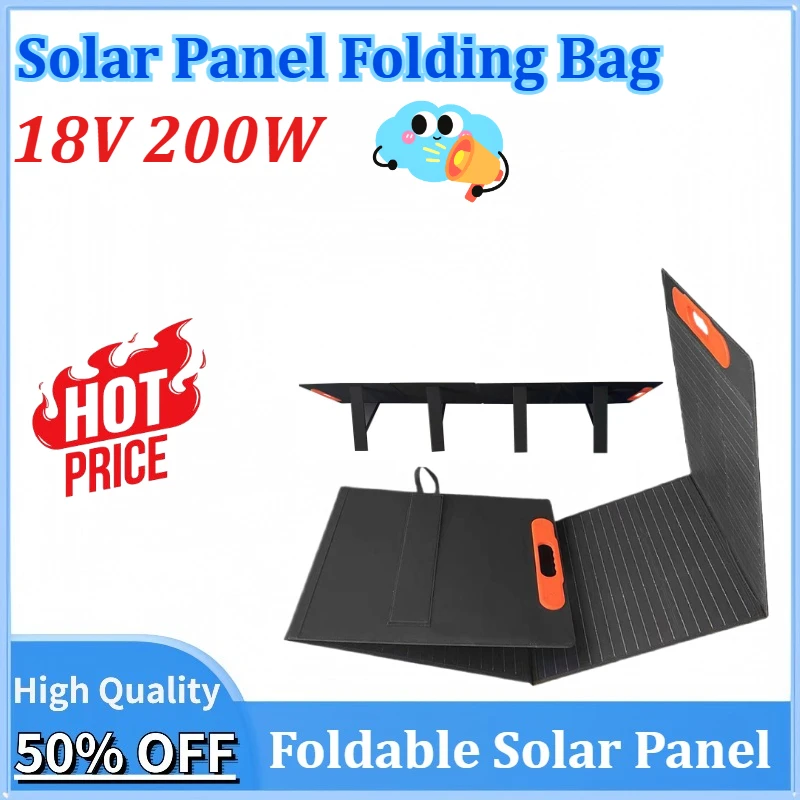 New 18V 200W Outdoor Solar Panel Polycrystalline Power Portable Rechargeable Solar Cell Solar Generator for Home Lighting Camp
New 18V 200W Outdoor Solar Panel Polycrystalline Power Portable Rechargeable Solar Cell Solar Generator for Home Lighting Camp