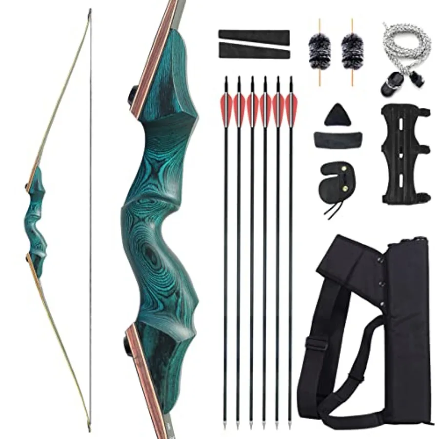 60 Inch Black Hunter Takedown Longbow Kit 20lbs-60lbs Bow and Arrow Set with 3 Tubes Archery Quiver Traditional Archery Bow for
60 Inch Black Hunter Takedown Longbow Kit 20lbs-60lbs Bow and Arrow Set with 3 Tubes Archery Quiver Traditional Archery Bow for