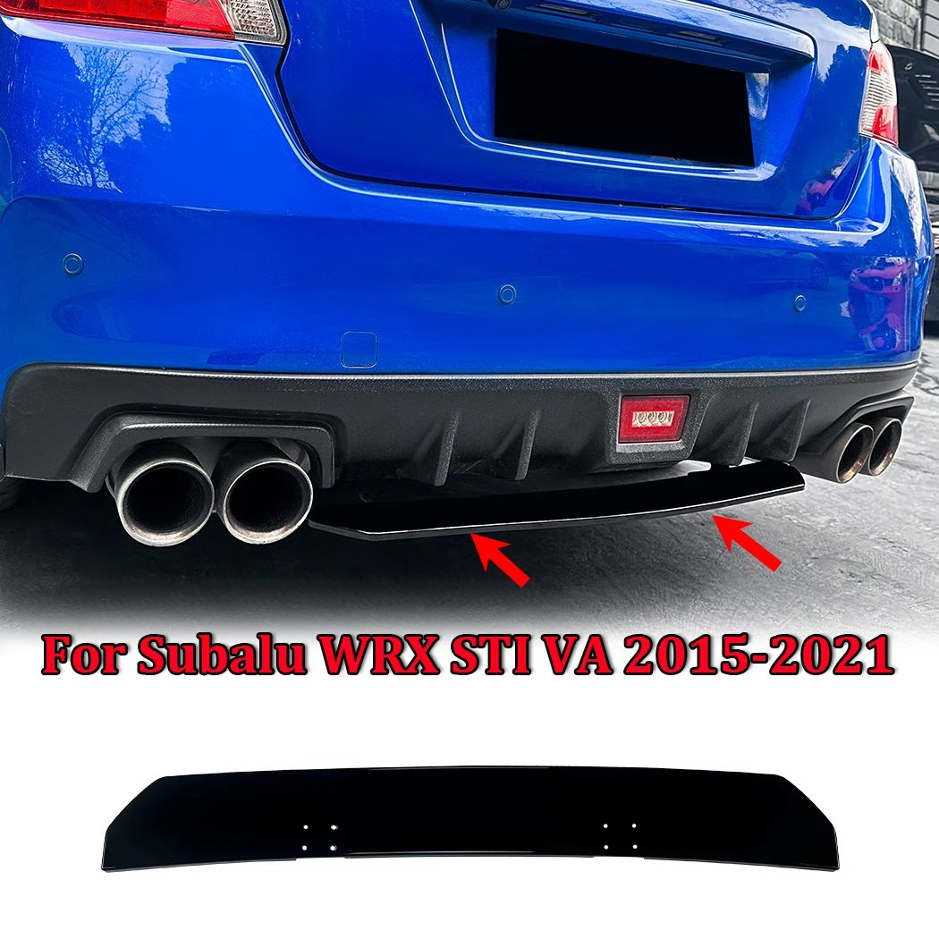 Диффузор заднего бампера для Subalu WRX STI VA 2015-2021, аксессуары, глянцевый черный спойлер багажника, внешние детали
Диффузор заднего бампера для Subalu WRX STI VA 2015-2021, аксессуары, глянцевый черный спойлер багажника, внешние детали