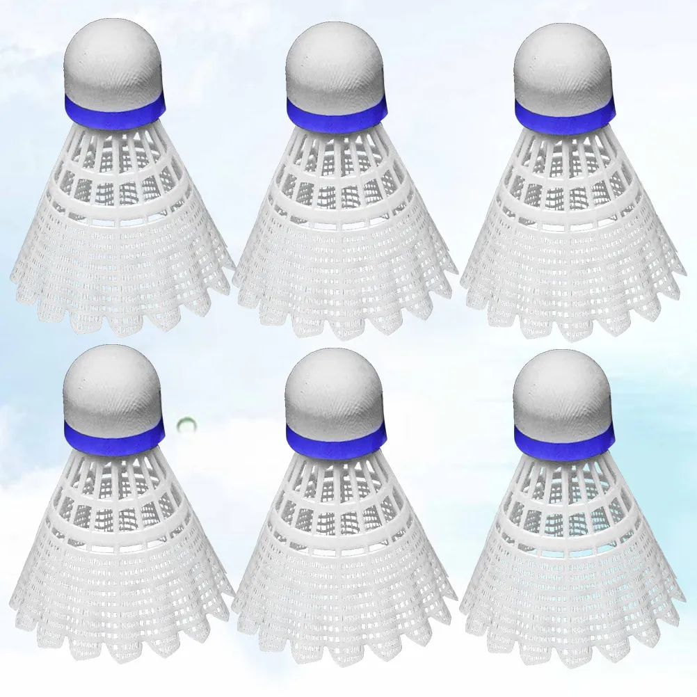 6Pcs Light Weight Plastic Badminton Shuttlecock High Bounce Stability Enhanced Durability Rounded Cork Tip for Amateurs
6Pcs Light Weight Plastic Badminton Shuttlecock High Bounce Stability Enhanced Durability Rounded Cork Tip for Amateurs