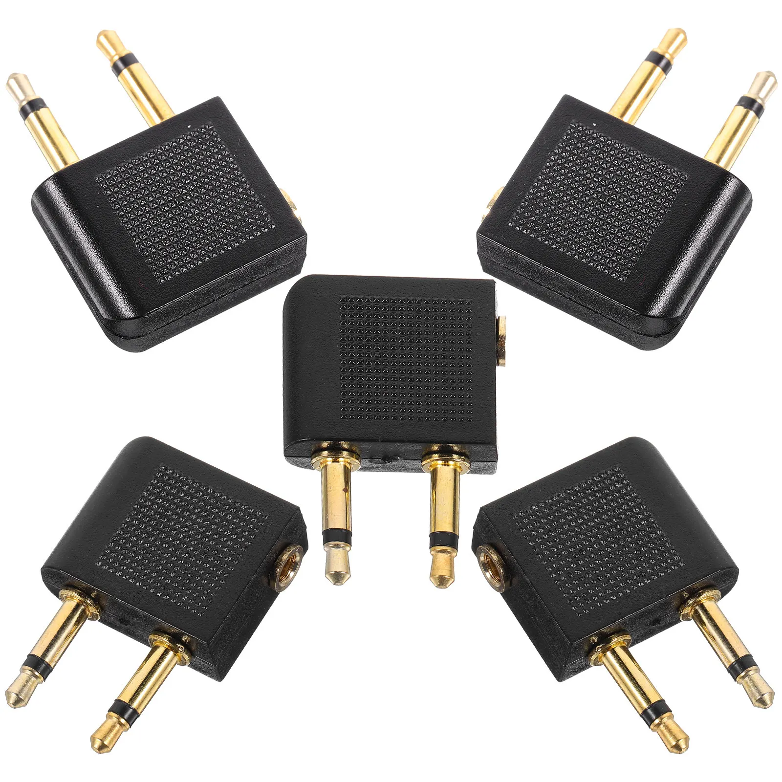 5Pcs Airplane Headphone Adapter Solid ABS Zinc Alloy Lightweight Headset Adapter for Airline Flight Entertainment Audio Jack
5Pcs Airplane Headphone Adapter Solid ABS Zinc Alloy Lightweight Headset Adapter for Airline Flight Entertainment Audio Jack