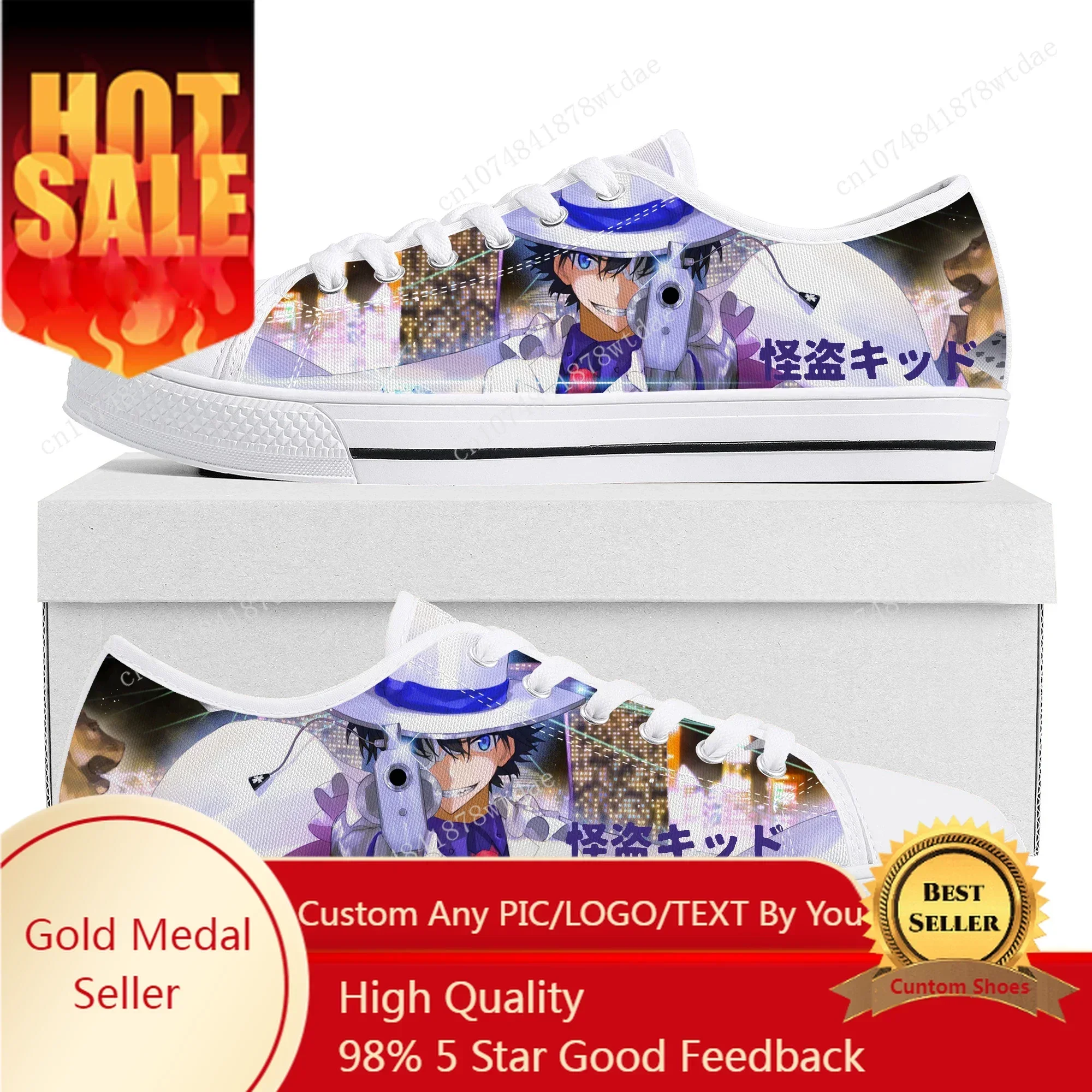 Kid The Phantom Thief Low Top Sneakers Womens Mens Teenager High Quality Canvas Sneaker Couple Comics Manga Custom Made Shoes
Kid The Phantom Thief Low Top Sneakers Womens Mens Teenager High Quality Canvas Sneaker Couple Comics Manga Custom Made Shoes