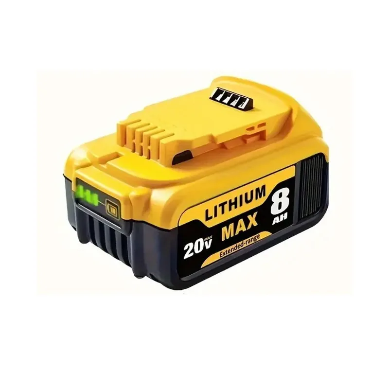 1pc 20V 8.0Ah Lithium-Ion Replacement Battery for DCB200/DCB208 Series Power Tools, Power Tool Accessory, Robust Battery Design
1pc 20V 8.0Ah Lithium-Ion Replacement Battery for DCB200/DCB208 Series Power Tools, Power Tool Accessory, Robust Battery Design