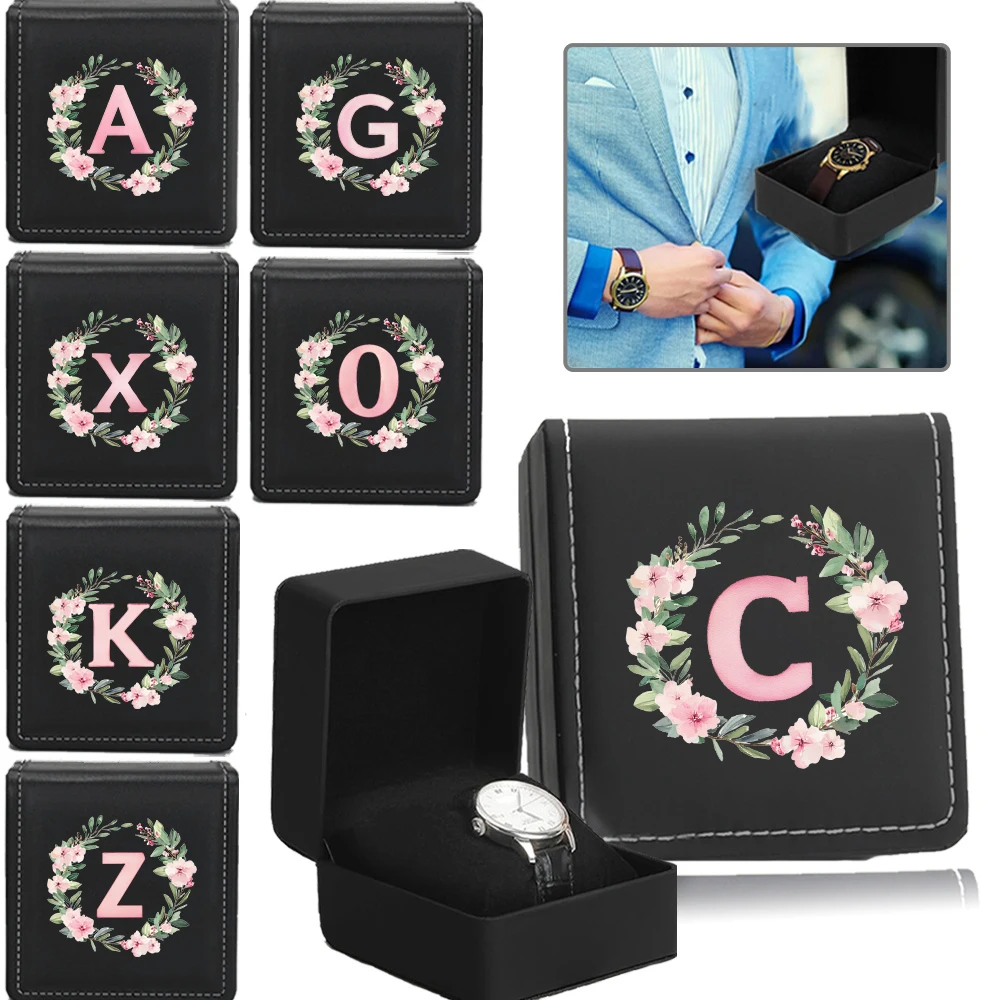 Portable Watch Gift Box Multifunctional Watch Storage Container Watch Packaging Case For Festival Present Wreath Letter Pattern
Portable Watch Gift Box Multifunctional Watch Storage Container Watch Packaging Case For Festival Present Wreath Letter Pattern