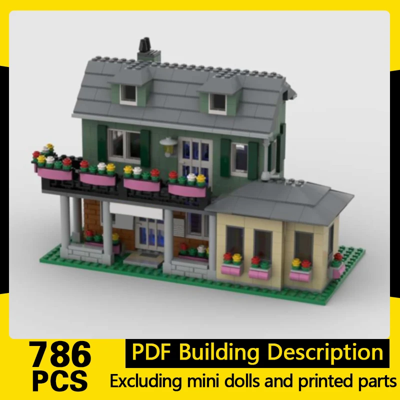 City Street View Model MOC Building Bricks Country Hotel Pension Modular Technology Gifts Holiday Assemble Children Toys Suit
City Street View Model MOC Building Bricks Country Hotel Pension Modular Technology Gifts Holiday Assemble Children Toys Suit