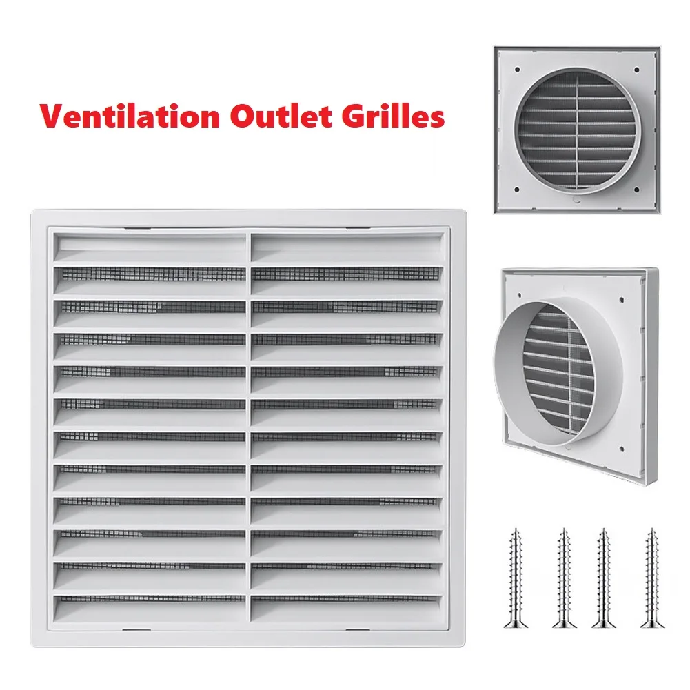 Double Layer Louvers Air Vent with Pest Blocking Mesh and ABS Plastic Construction for Central AC Indoor and Outdoor Use
Double Layer Louvers Air Vent with Pest Blocking Mesh and ABS Plastic Construction for Central AC Indoor and Outdoor Use