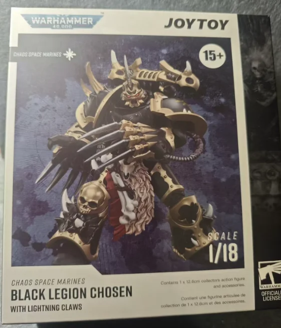 【SF】JOYTOY Warhammer 40K 1/18 Action Figure Chaos Space Marines Black Legion Chosen with Lightning Claws Model Toys Gifts
【SF】JOYTOY Warhammer 40K 1/18 Action Figure Chaos Space Marines Black Legion Chosen with Lightning Claws Model Toys Gifts