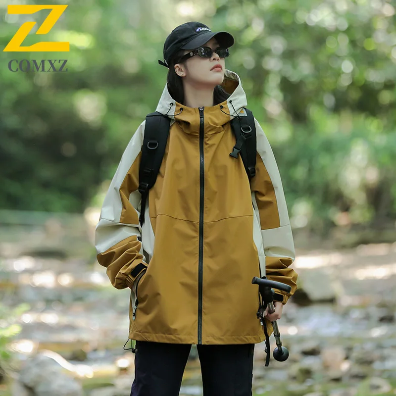 Couple's Charge Jacket Color Blocked Splicing Trendy Versatile Windproof Waterproof Hooded Jacket Outdoor Camping Travel Jacket
Couple's Charge Jacket Color Blocked Splicing Trendy Versatile Windproof Waterproof Hooded Jacket Outdoor Camping Travel Jacket