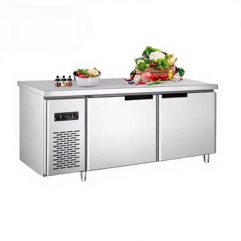 Stainless Steel 2 Door Dual Temperature Refrigerated Workbench Fridge for Restaurant Bar
Stainless Steel 2 Door Dual Temperature Refrigerated Workbench Fridge for Restaurant Bar